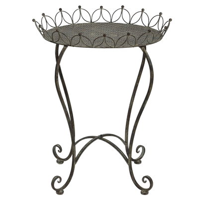 Beistelltisch, grau-braun, ca. 53 x 40 x H 68 cm