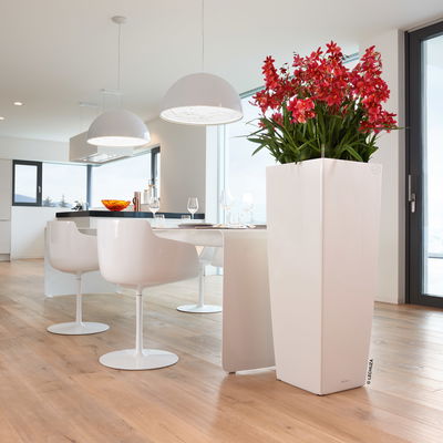 Lechuza 'Cubico Alto 40', weiß, ca. 39,5 x 39,5 x H 105 cm Lechuza 'Cubico Alto 40', weiß, ca. 39,5 x 39,5 x H 105 cm