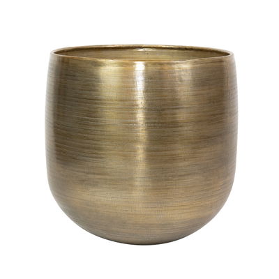 Kölle Pflanzgefäß 'Rowen', gold, ca. Ø 38 x H 35 cm
