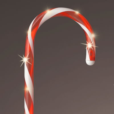 Solar-Stabbeleuchtung mit Twinkle-Effekt, warmweiß, L500 x H40 cm