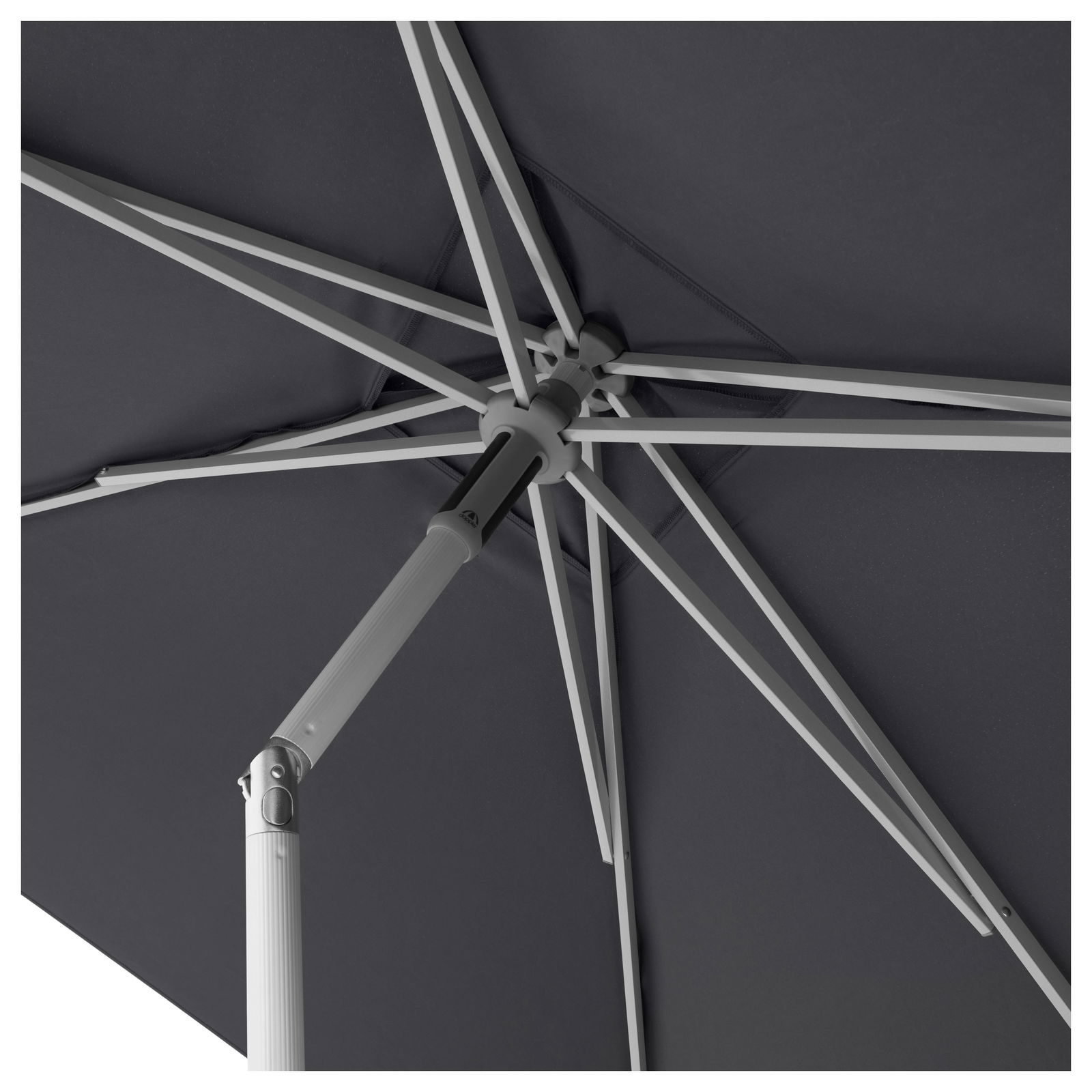 Doppler Sonnenschirm 'Act Neo Push Up', anthrazit, ca. 250 x 200 cm