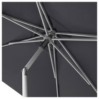 Doppler Sonnenschirm 'Act Neo Push Up', anthrazit, ca. 250 x 200 cm
