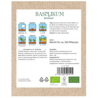 Bio Basilikum 'Genoveser' Bio Basilikum 'Genoveser'