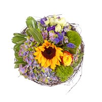 Blumenstrauß 'Sonnenkind' inkl. gratis Grußkarte
