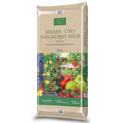 Kölle Bio Beeren- & Naschobsterde, torffrei, 20 Liter