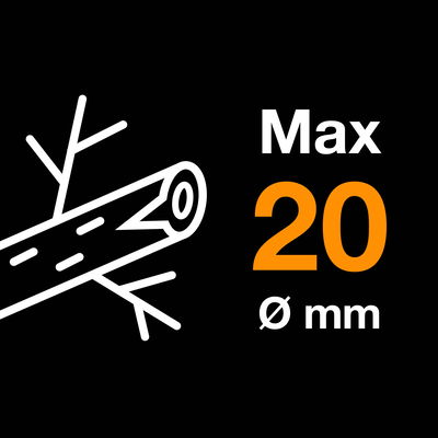 Gartenschere Solid™ LP341, schwarz/orange, ca. 26 x 2 x 18 cm Gartenschere Solid™ LP341, schwarz/orange, ca. 26 x 2 x 18 cm