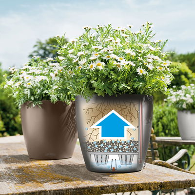 Lechuza 'Classico Color 21', weiß, ca. Ø 21,5 x H 20,5 cm Lechuza 'Classico Color 21', weiß, ca. Ø 21,5 x H 20,5 cm