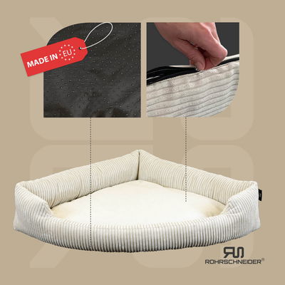 Silvio Design Eck-Kuschelsofa 'Tabby', Größe 2, ca. 70 x 100 cm Silvio Design Eck-Kuschelsofa 'Tabby', Größe 2, ca. 70 x 100 cm