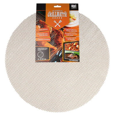 Back- und Ofenmatte, wiederverwendbar, rund, 48 cm, antihaftbeschichtet Back- und Ofenmatte, wiederverwendbar, rund, 48 cm, antihaftbeschichtet