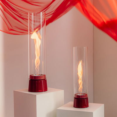 Höfats Tischfeuer 'Spin Air 1200', rot, Edelstahl, Ø13,8 x H54 cm Höfats Tischfeuer 'Spin Air 1200', rot, Edelstahl, Ø13,8 x H54 cm