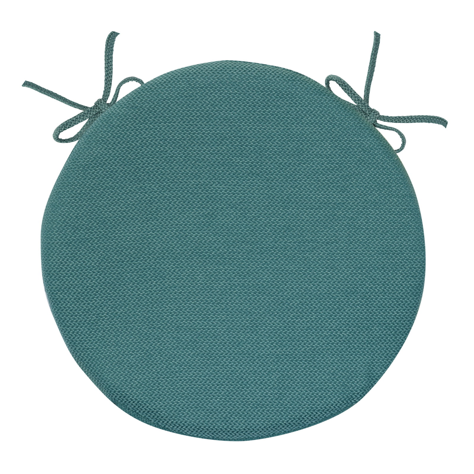 Kölles Beste Sitzkissen 'Twist', petrol, ca. Ø 38 cm