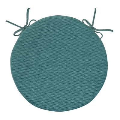 Kölles Beste Sitzkissen 'Twist', petrol, ca. Ø 38 cm