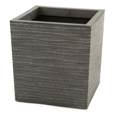 Pflanzgefäß 'Serenity', grau, ca. 34 x 34 x H 36 cm Pflanzgefäß 'Serenity', grau, ca. 34 x 34 x H 36 cm