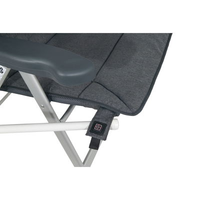 Crespo Sitzkissen mit Heizung 'HC-237', grau