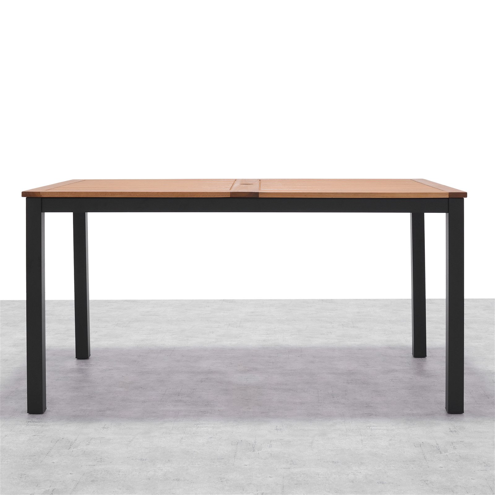 Tisch 'Kingsbury', schwarz/braun, FSC-Holz, ca. 140 x 80 x 75 cm