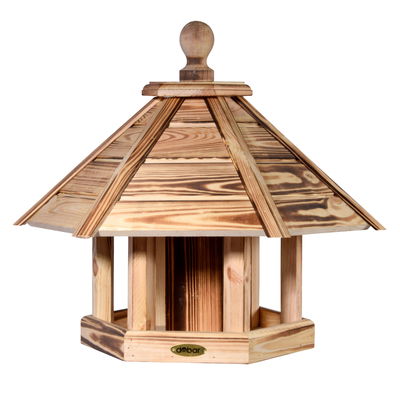 Kiefer-Vogelhaus 'Ember', geflammt, 55 x 62 x 43 cm Kiefer-Vogelhaus 'Ember', geflammt, 55 x 62 x 43 cm