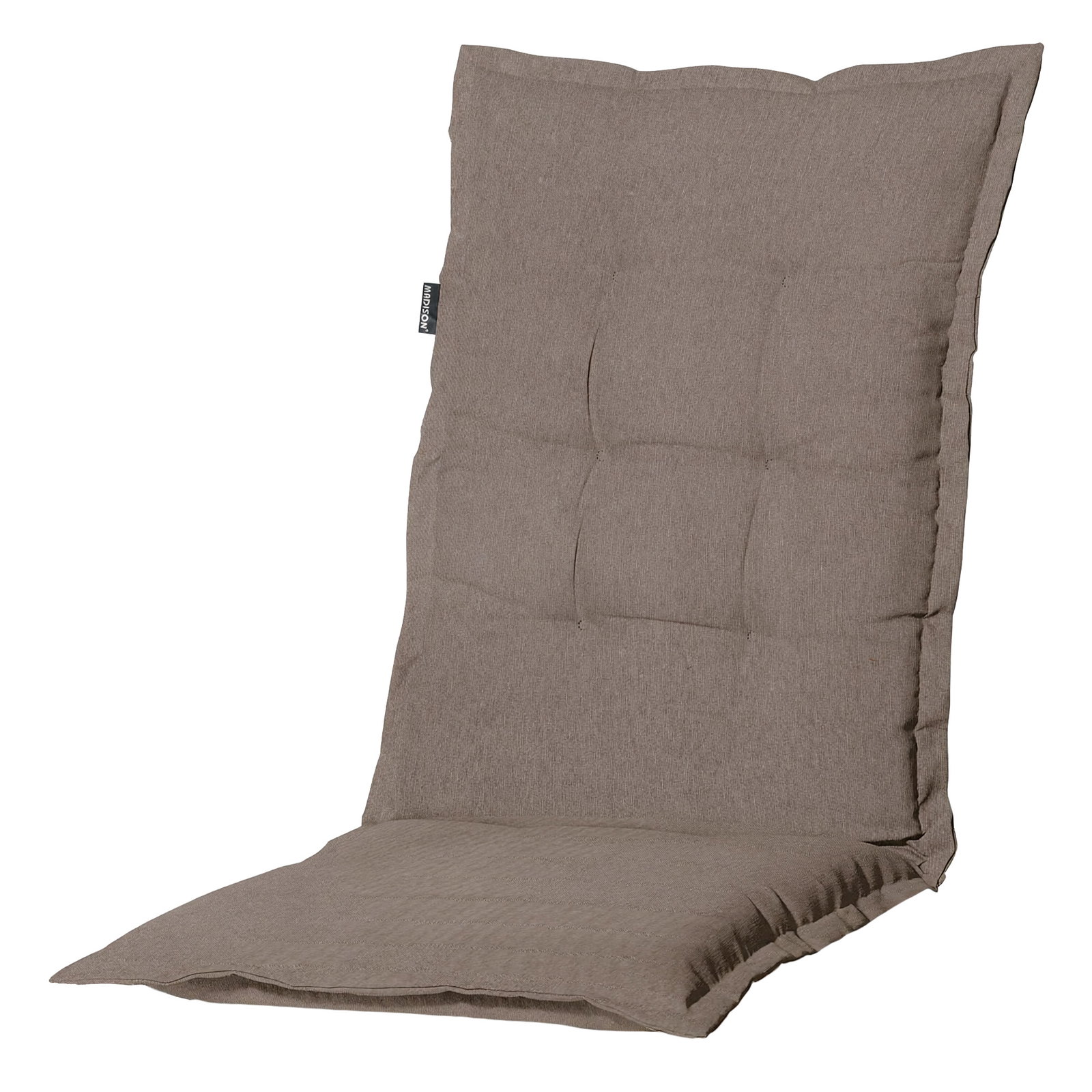 Niederlehnerauflage 'Panama', taupe, ca. 105 x 50 cm Niederlehnerauflage 'Panama', taupe, ca. 105 x 50 cm