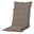Niederlehnerauflage 'Panama', taupe, ca. 105 x 50 cm Niederlehnerauflage 'Panama', taupe, ca. 105 x 50 cm