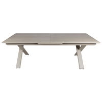 Kölle Ausziehtisch 'Taunus', mokka, ca. 240-300 x 100 x H 78 cm