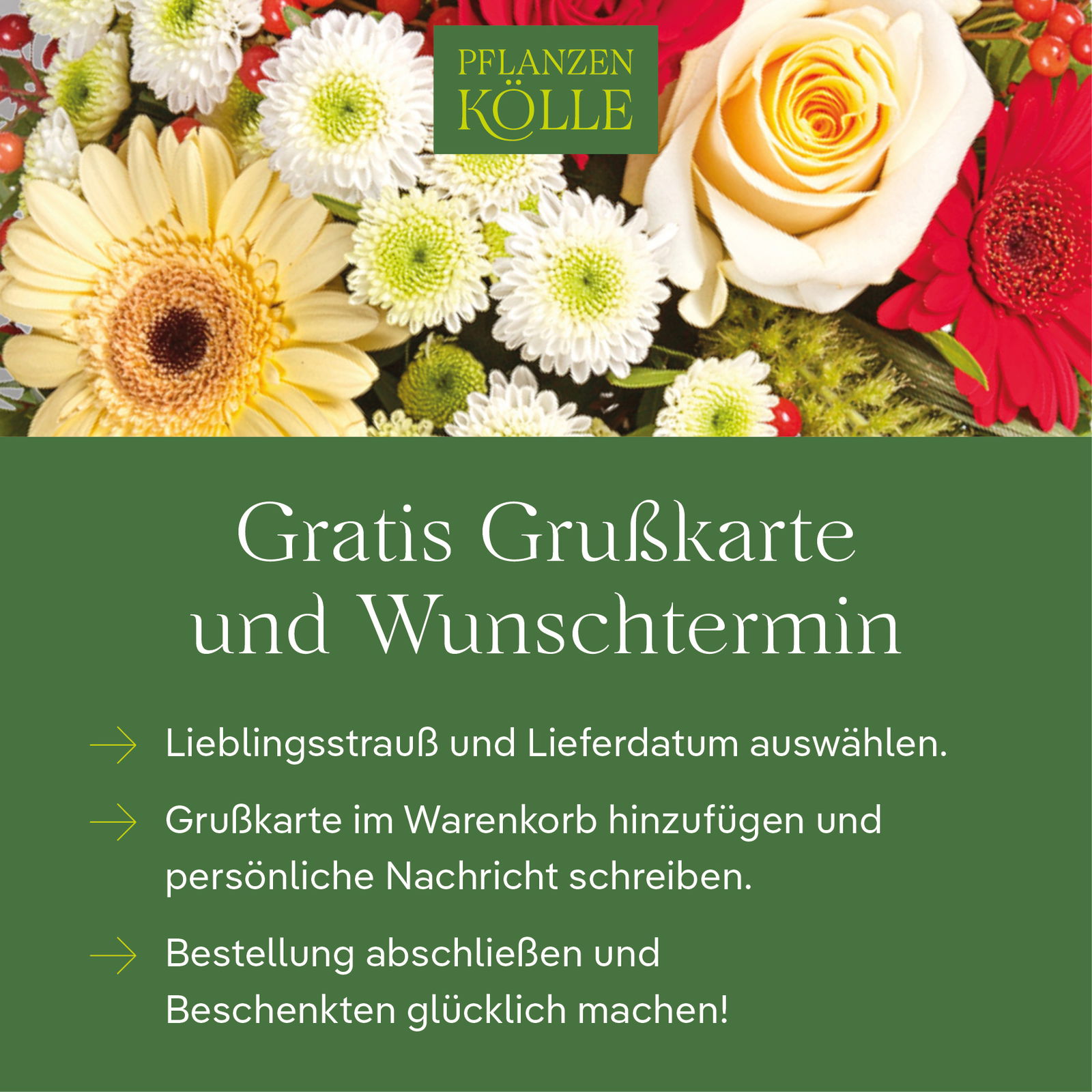 Schnittblumen-Mix aus Protea, Seidenkiefer & Baumwolle