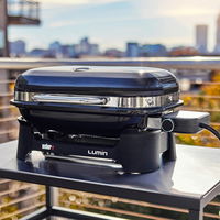 Weber Elektrogrill 'Lumin Compact', schwarz, ca. 27,9 x 58,6 cm