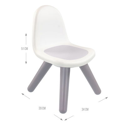 Mochtoys Kinderstuhl, grau