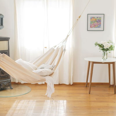 Hängematte 'Modesta', Latte, Single - L 300 x B 140 cm Hängematte 'Modesta', Latte, Single - L 300 x B 140 cm