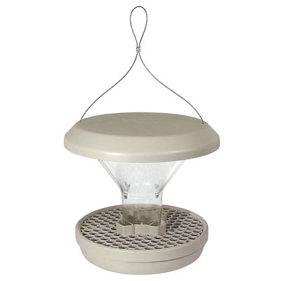 Swissinno Vogel-Futtersilo 'Davos', hellgrau