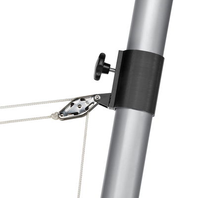 Mast für Sonnensegel, silber, Edelstahl