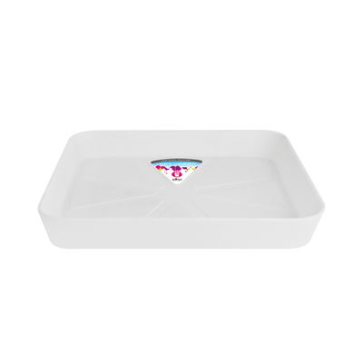 Elho Untersetzer 'Loft Urban square 22', weiß, ca. 22,2 x 22,2 x H 3,1 cm Elho Untersetzer 'Loft Urban square 22', weiß, ca. 22,2 x 22,2 x H 3,1 cm