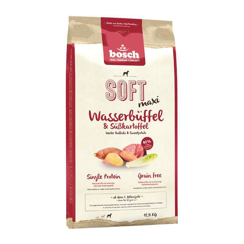 Bosch HPC Soft Maxi, Wasserbüffel und Süßkartoffel, 12,5 kg