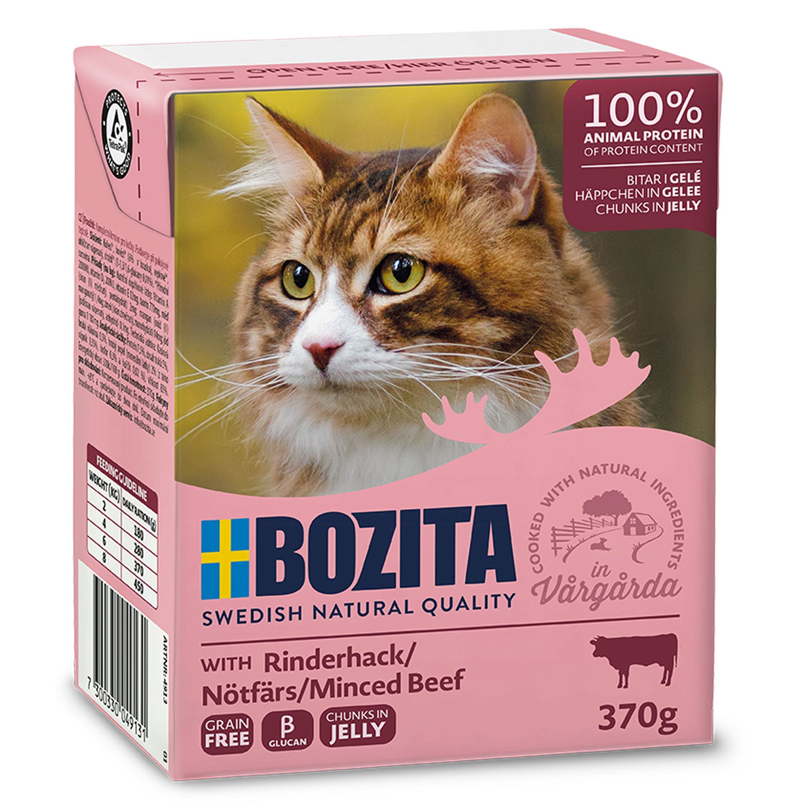 Bozita Katzenfutter, Rinderhack, 370 g