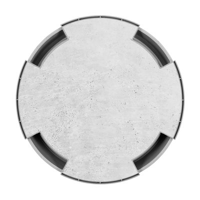 Schirmständer, befüllt mit Beton, silbergrau Schirmständer, befüllt mit Beton, silbergrau