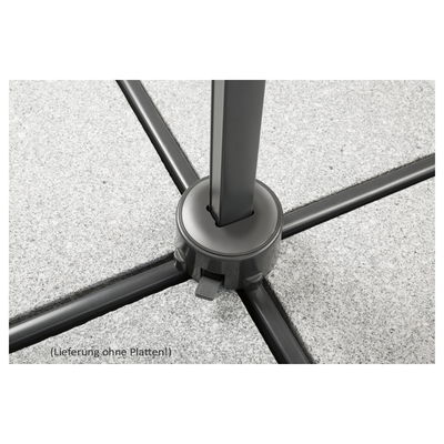 Schneider Sonnenschirm 'Rhodos Junior', rot, ca. Ø 300 cm