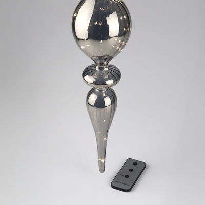 LED Zapfen 'Rauch', grau, Höhe ca. 47 cm LED Zapfen 'Rauch', grau, Höhe ca. 47 cm