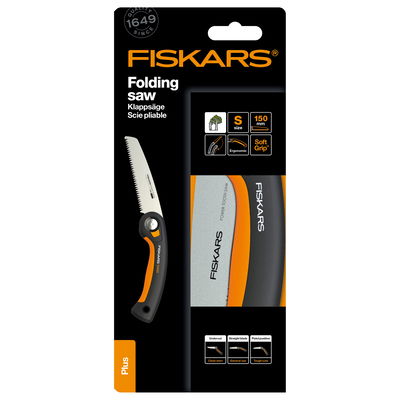 Klappsäge Plus™ SW68, schwarz/orange, ca. 27 x 3 x 12 cm Klappsäge Plus™ SW68, schwarz/orange, ca. 27 x 3 x 12 cm