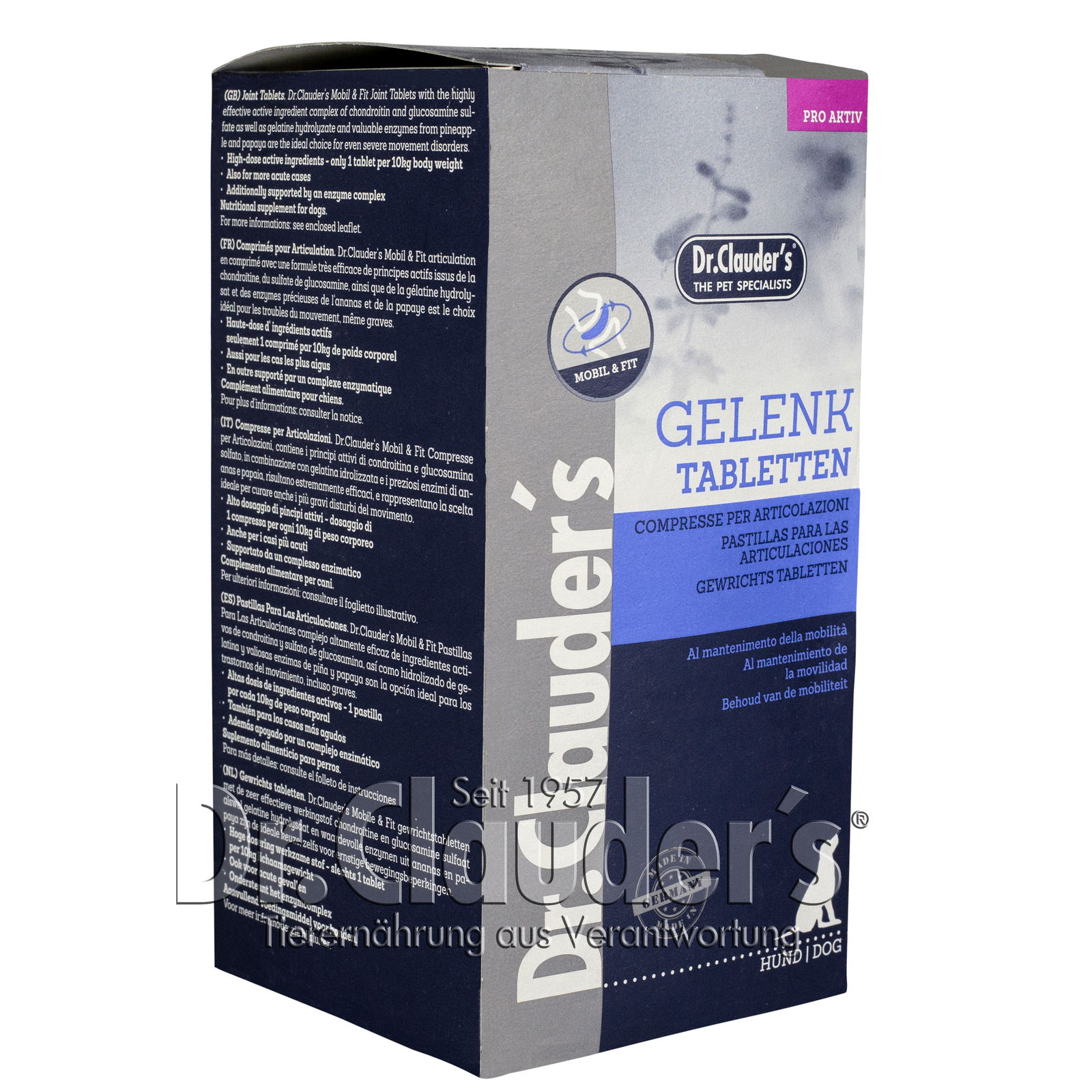 Dr. Clauder's Dog Mobil & Fit Gelenk Tabletten, 450 g