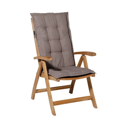 Hochlehnerauflage 'Panama', taupe, ca. 123 x 50 cm Hochlehnerauflage 'Panama', taupe, ca. 123 x 50 cm