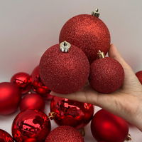 Kugelmix, 26er-Set, weihnachtsrot, ca. Ø 6, 8 & 10 cm Kugelmix, 26er-Set, weihnachtsrot, ca. Ø 6, 8 & 10 cm