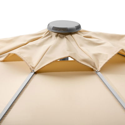 Sonnenschirm 'Rooftop', ca. Ø 350 cm, natur Sonnenschirm 'Rooftop', ca. Ø 350 cm, natur