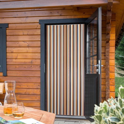 Conacord Streifenvorhang braun-beige, ca. 90x200 cm Conacord Streifenvorhang braun-beige, ca. 90x200 cm