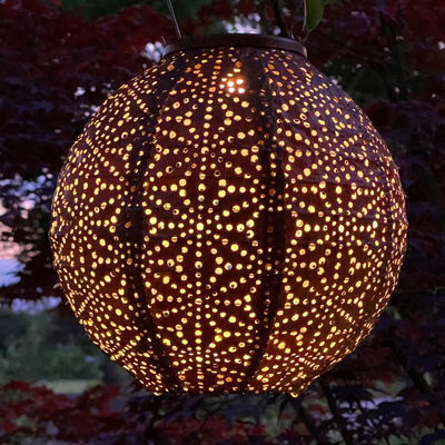 Solarlaterne 'Round 20', kupfer, Ø 20 x 18 cm Solarlaterne 'Round 20', kupfer, Ø 20 x 18 cm