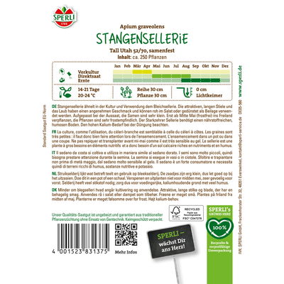 Sperli Saatgut Stangensellerie 'Tall Utah', grün