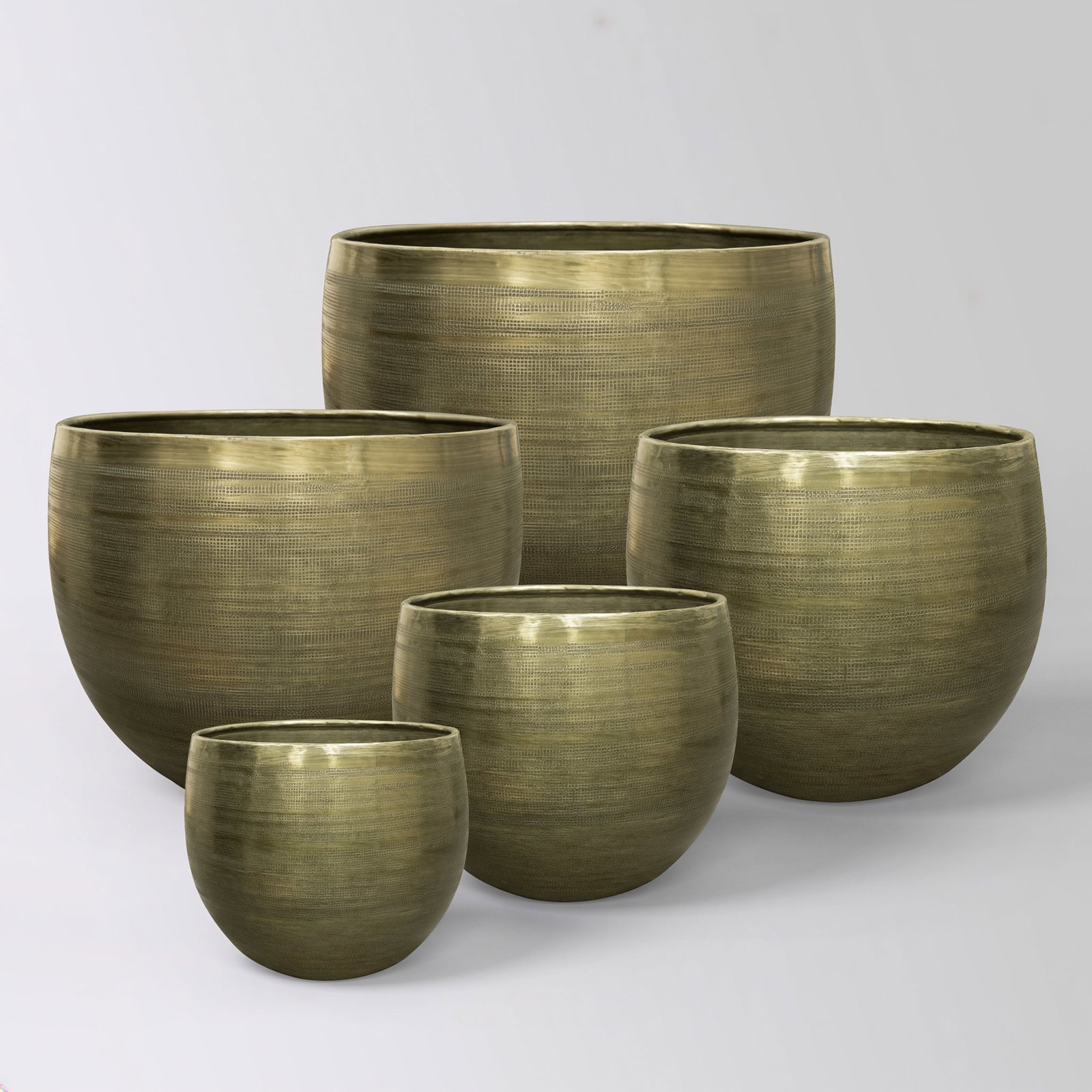 Kölle Pflanzgefäß 'Rowen', grün, 5-teilig