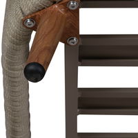 Kölle Loungesofa 'Cafune' inkl. Auflagen & 4 Kissen, grau/beige Kölle Loungesofa 'Cafune' inkl. Auflagen & 4 Kissen, grau/beige