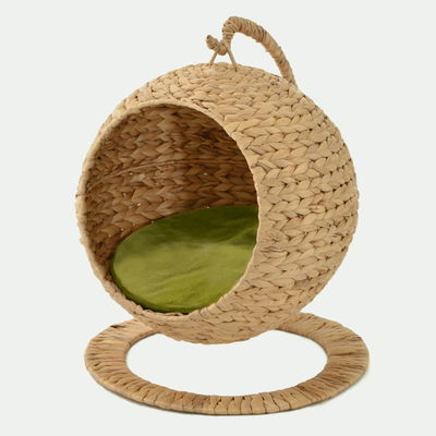 Hängekorb 'Wasserhyazinthe', olivgrün, 47 x 43 x 40 cm Hängekorb 'Wasserhyazinthe', olivgrün, 47 x 43 x 40 cm