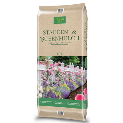 Kölle Bio Stauden- & Rosenmulch, 48 Sack à 60 l, gesamt 2880 Liter