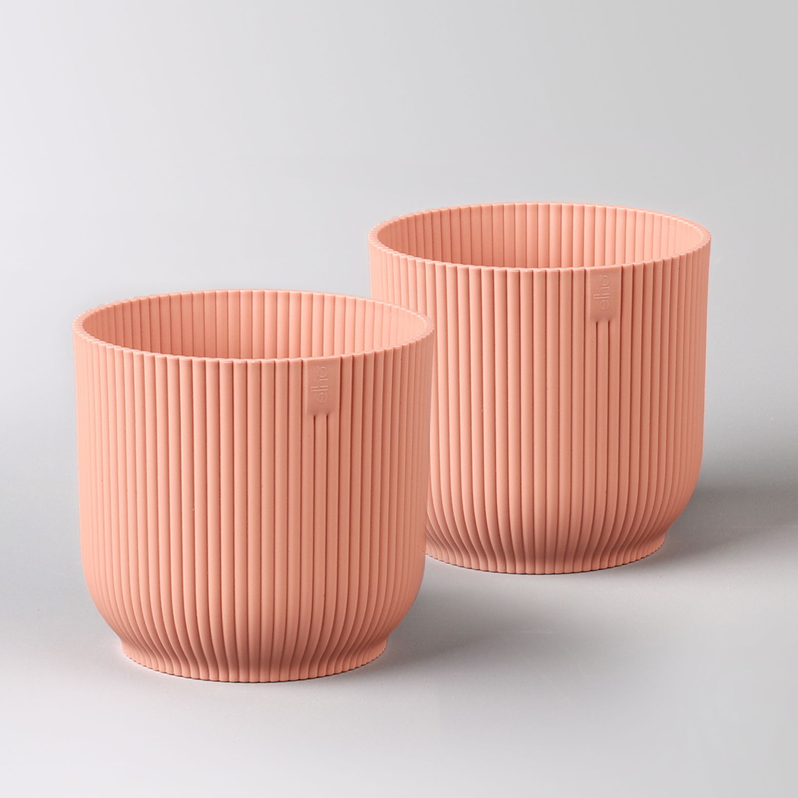 Elho Übertopf 'Vibes', zartrosa, ca. Ø 14 x H 13 cm, 2er-Set Elho Übertopf 'Vibes', zartrosa, ca. Ø 14 x H 13 cm, 2er-Set