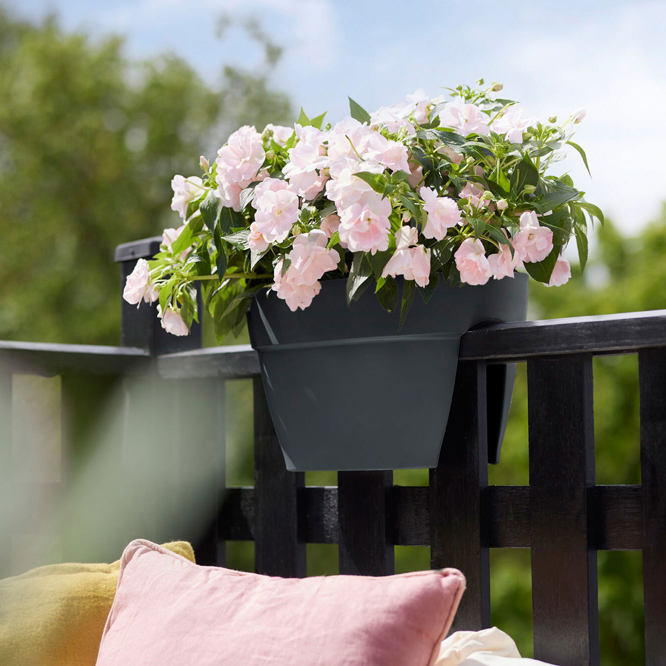 Elho Pflanzgefäß 'Vibia Campana Flower Bridge', anthrazit Elho Pflanzgefäß 'Vibia Campana Flower Bridge', anthrazit