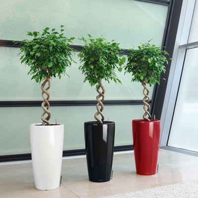 Lechuza 'Rondo Premium 40', weiß, ca. Ø 40 x H 75 cm